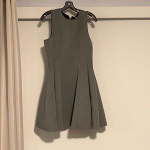 Grey Peplum Dress
